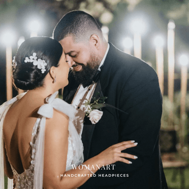 Bridal Floral Comb