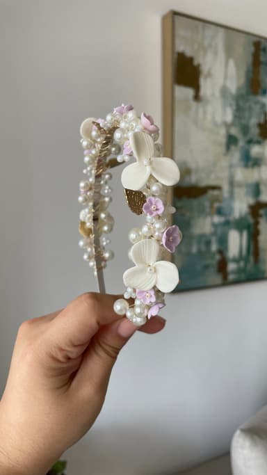Porcelain Floral Headbands
