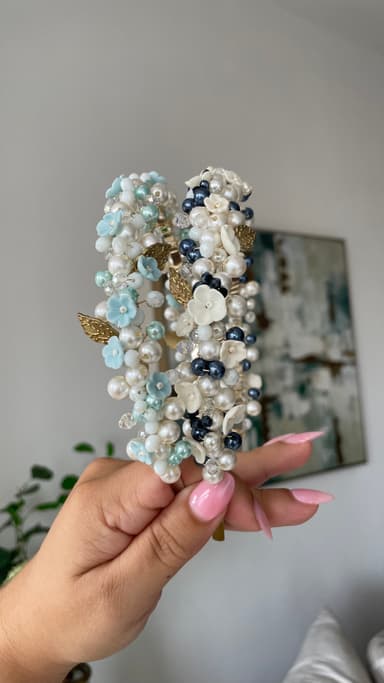 Porcelain Floral Headbands