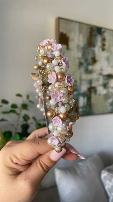 Porcelain Floral Headbands