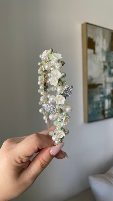 Porcelain Floral Headbands