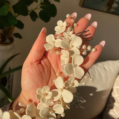 Porcelain Bridal Headpiece