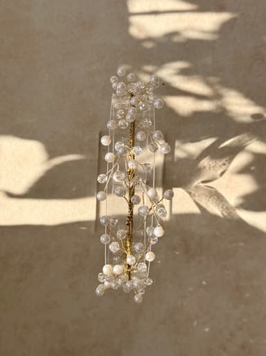 Pearls& Crystals Tiara 