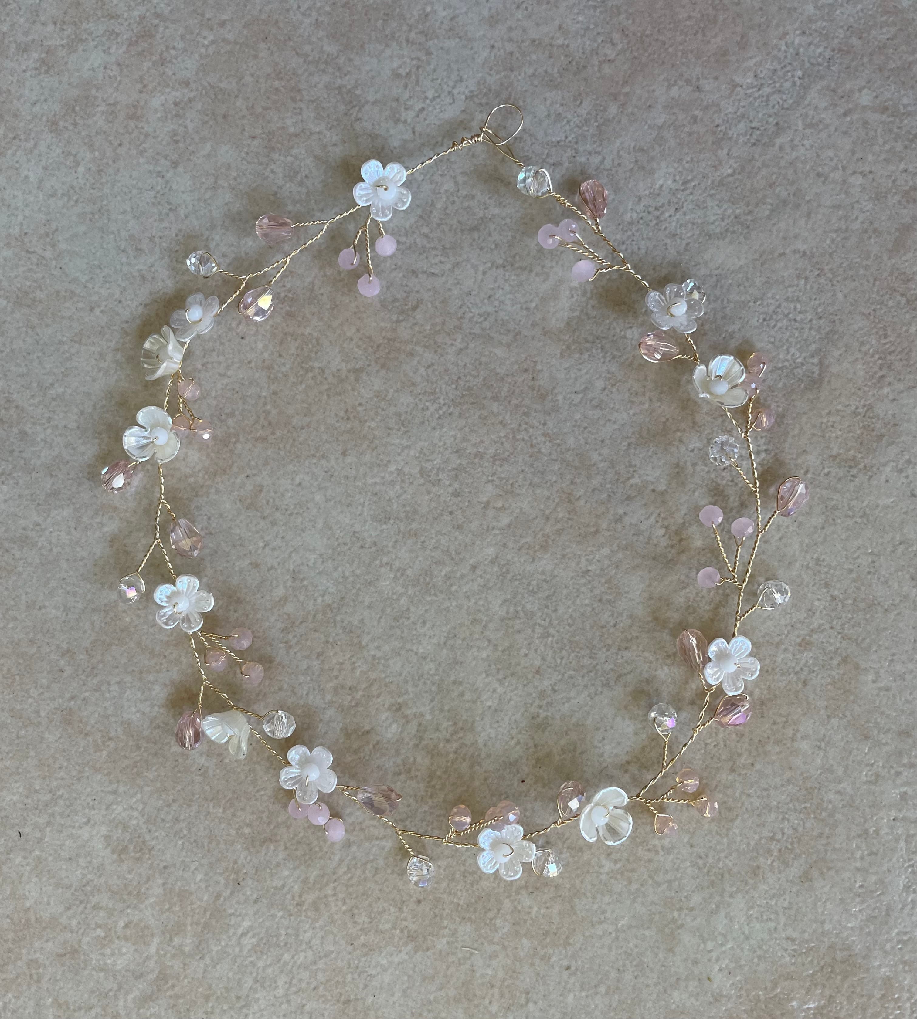 Baby Pink Halo Crown