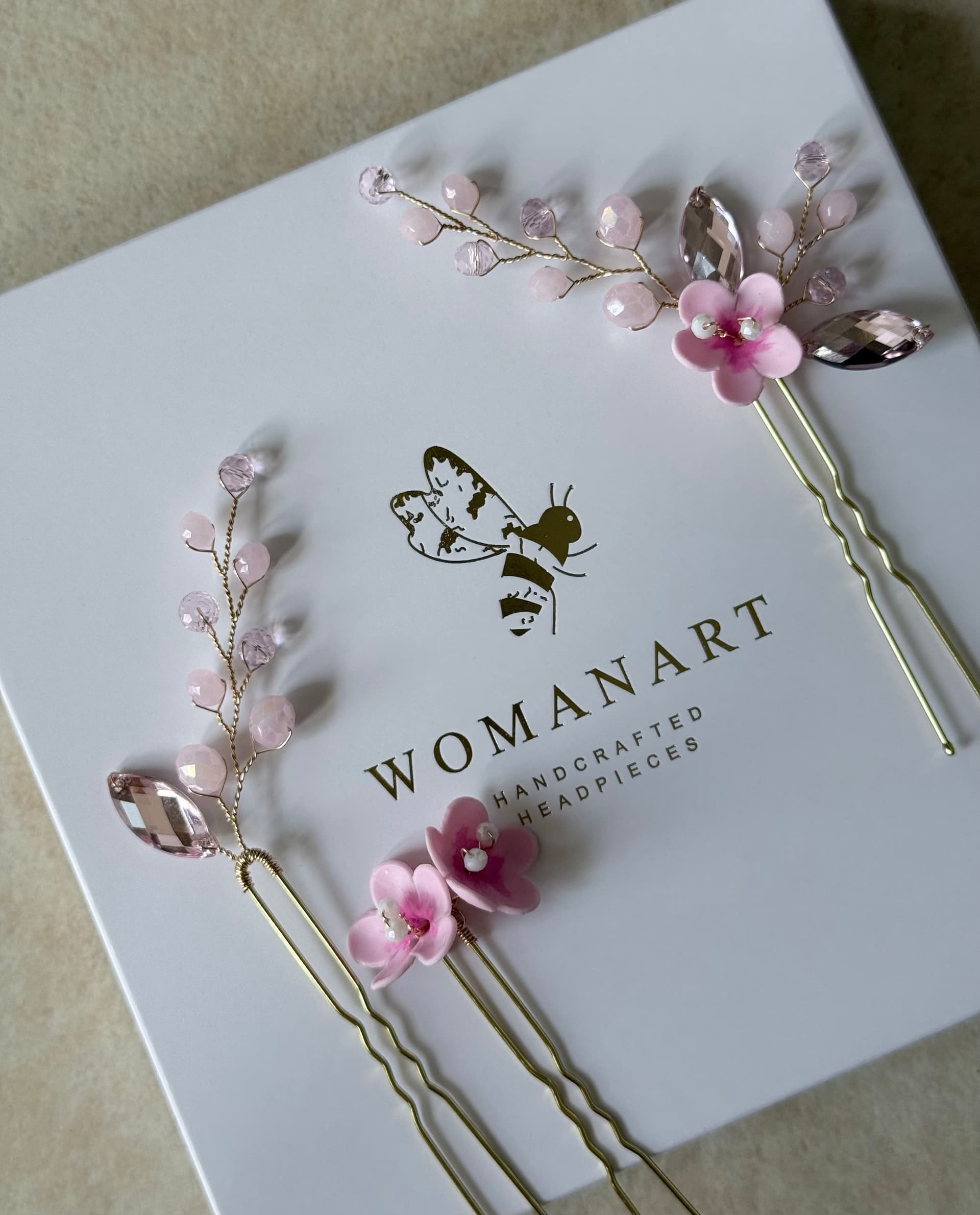 Pink Hair Pins