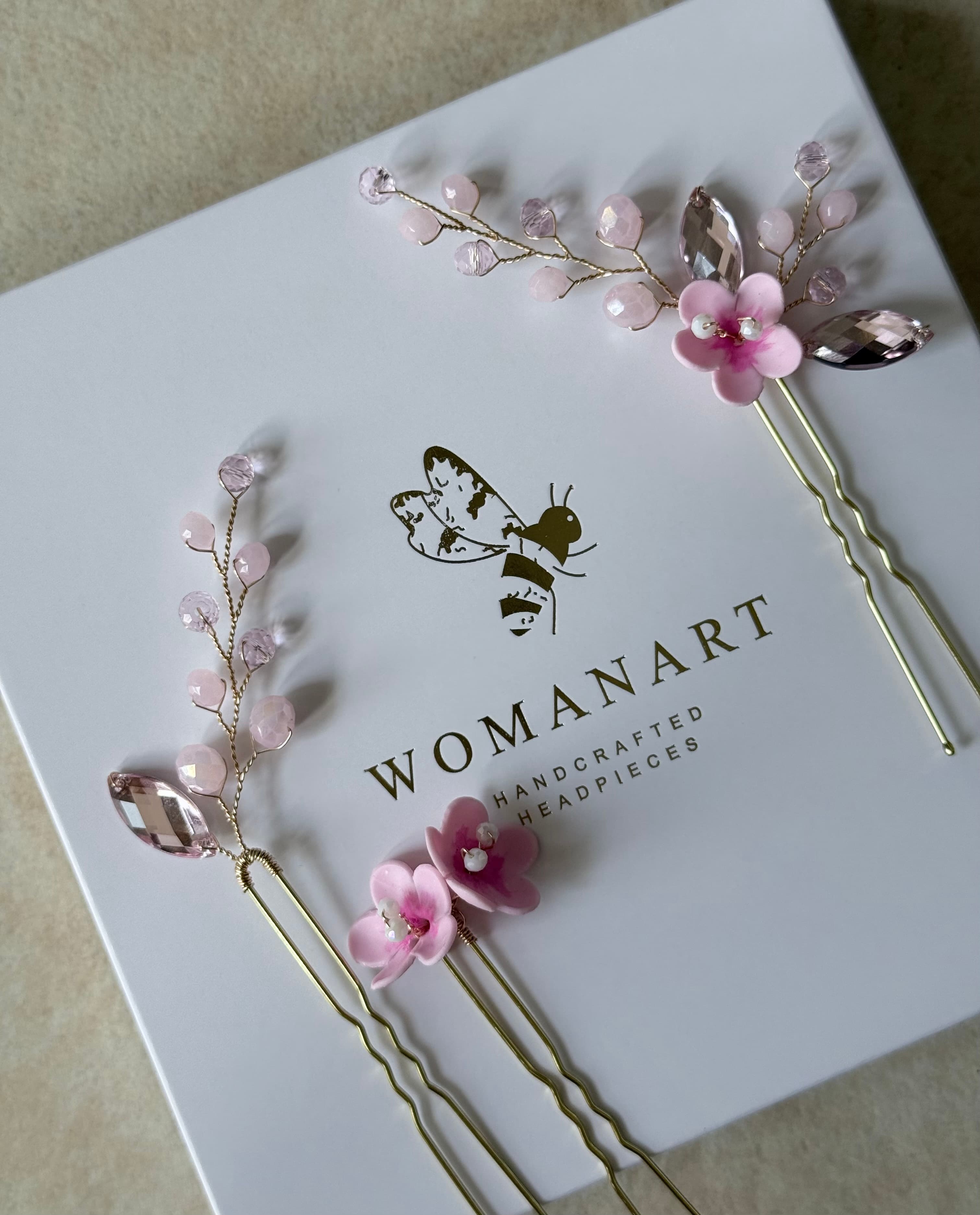 Pink Hair Pins
