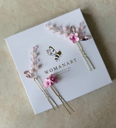 Pink Hair Pins