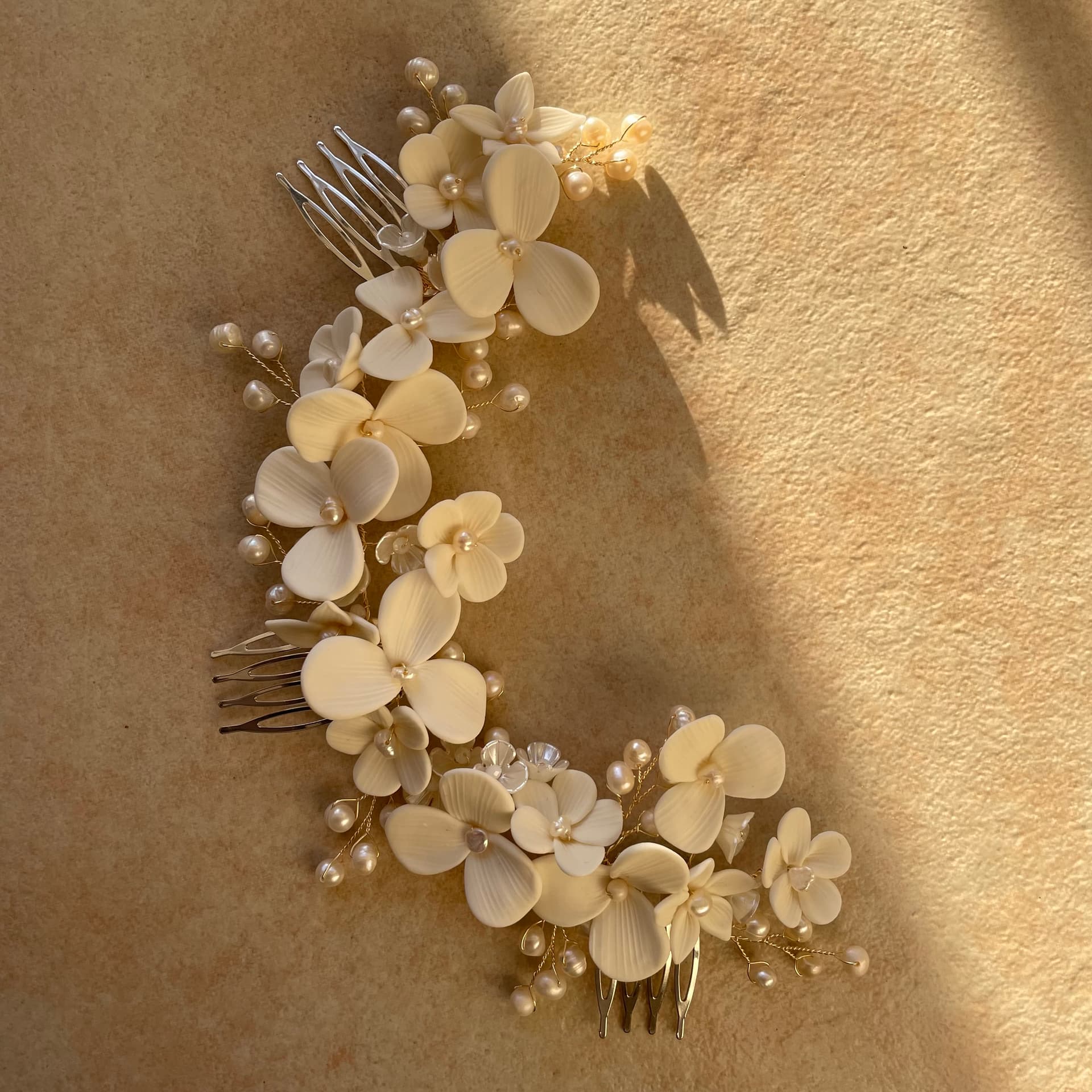 Porcelain Bridal Headpiece