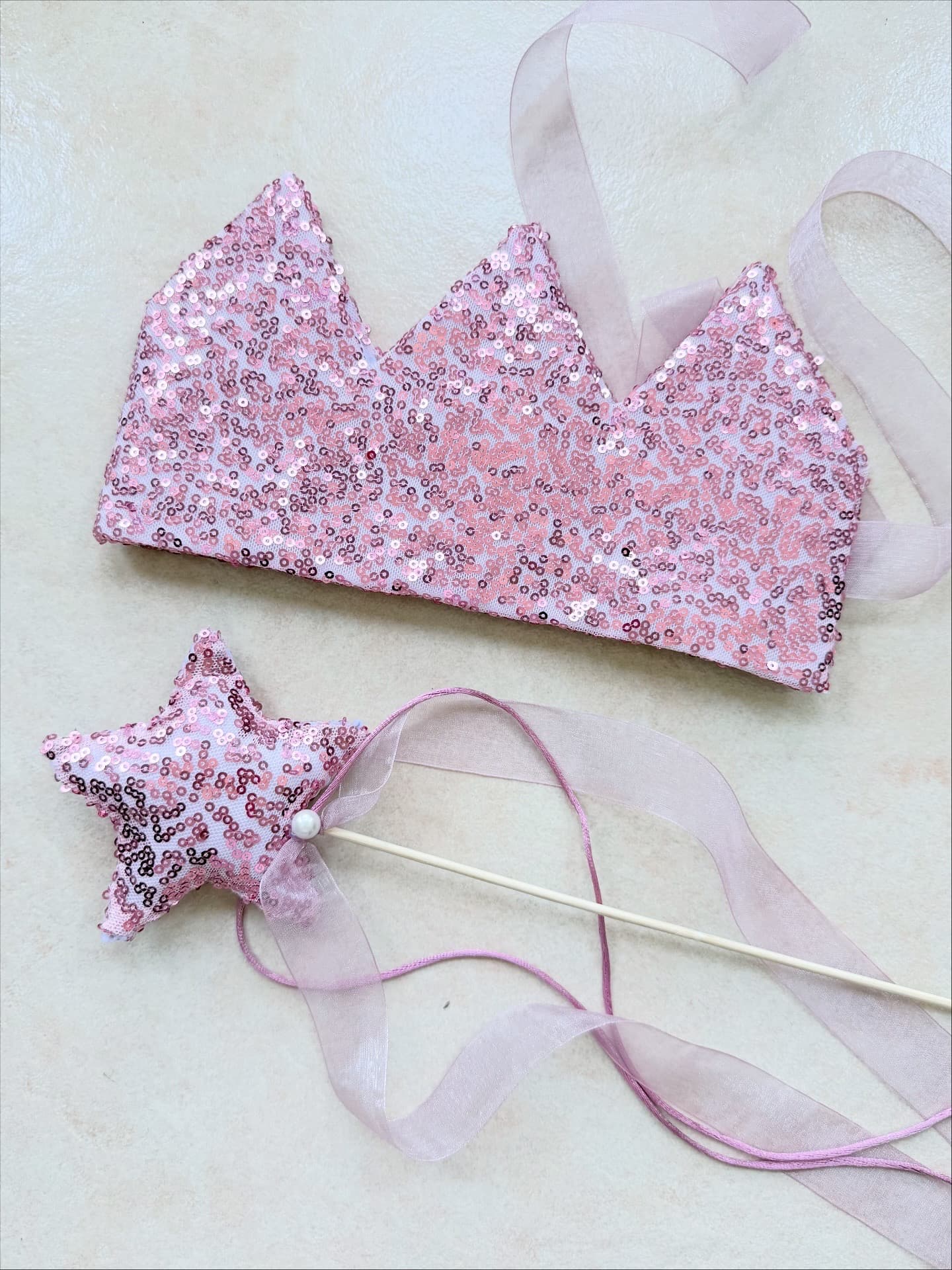 Glitter Crown and Wand